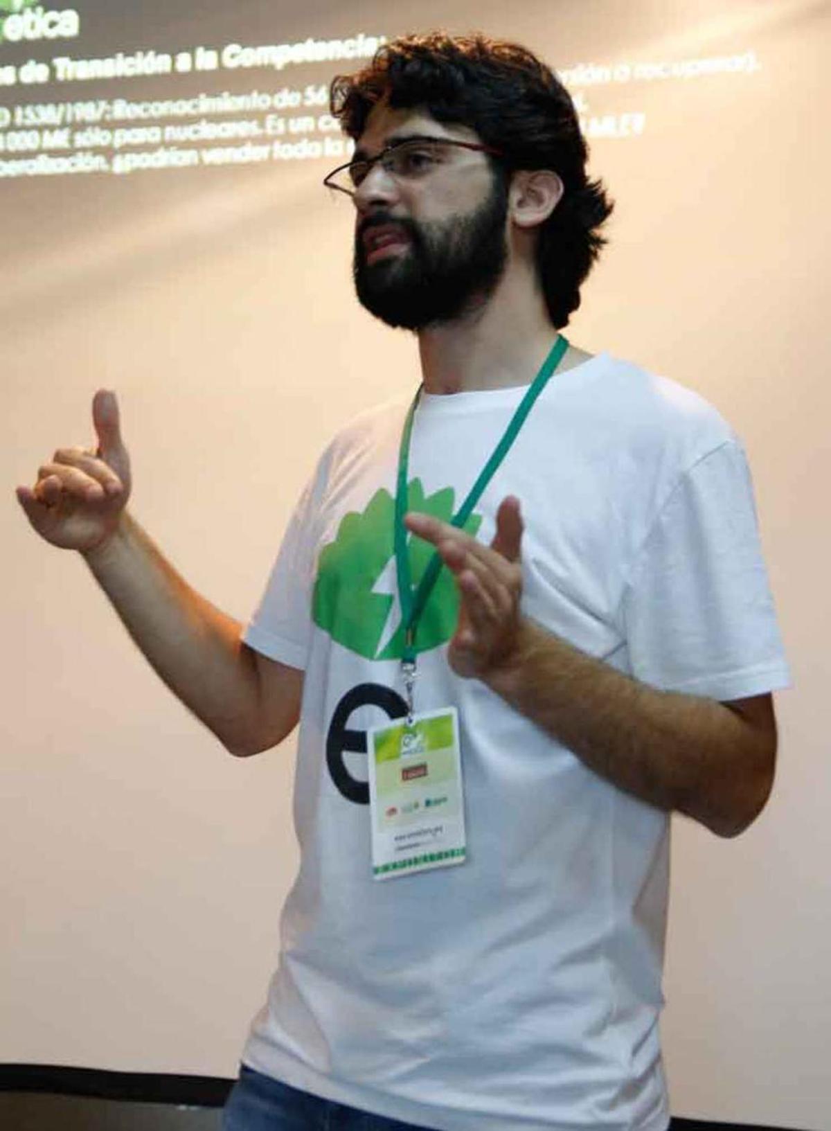 Rodrigo José Ruiz durante una de las charlas.