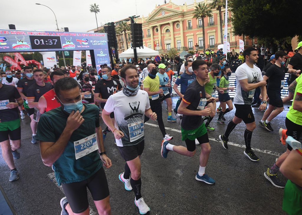 Así fue la salida de la maratón y la media maratón de Murcia (II)