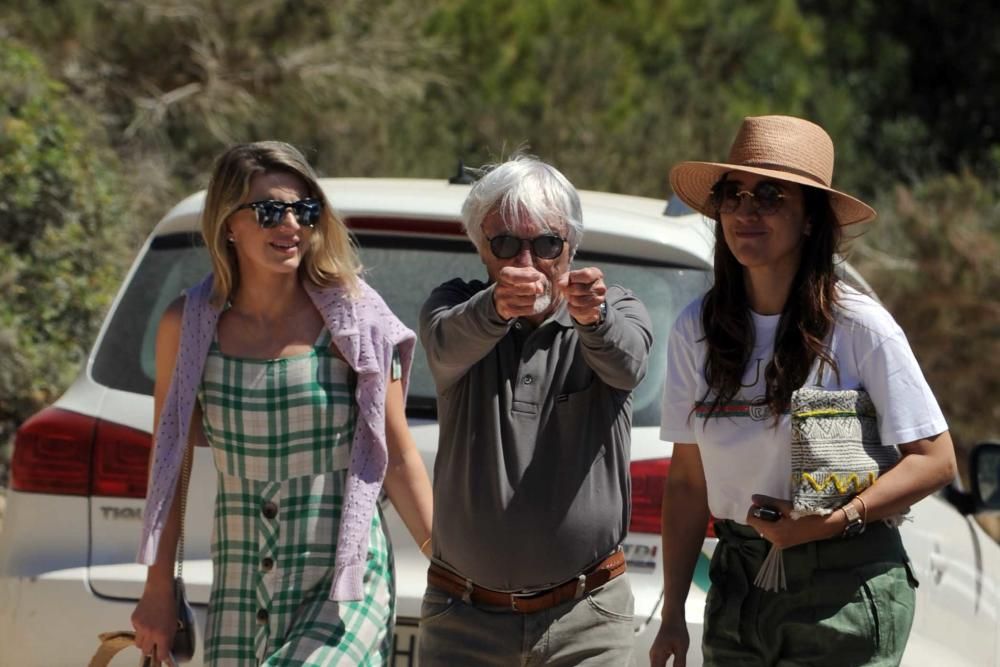 Bernie Ecclestone y su esposa Fabiana Flosi