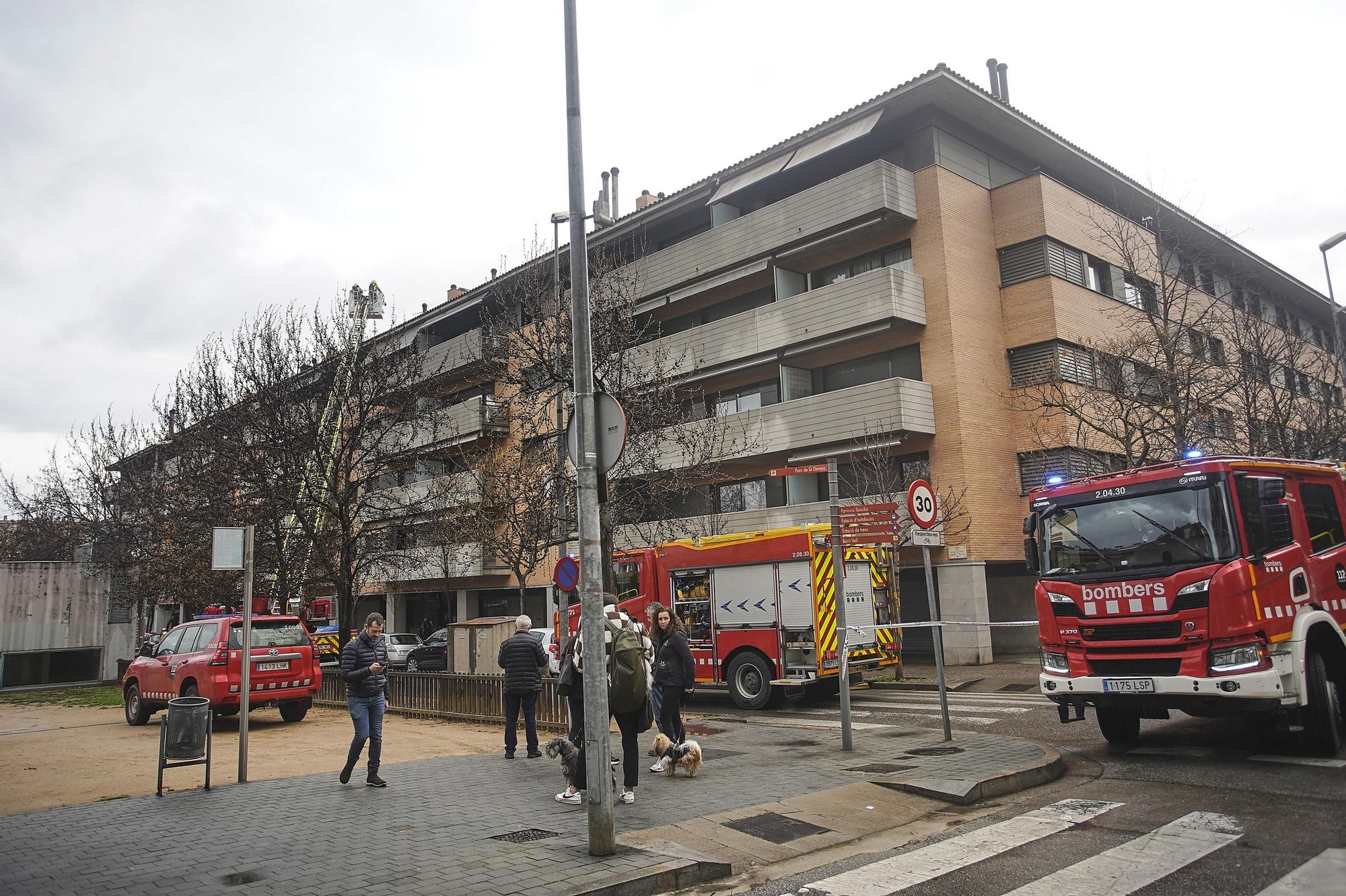 Incendi en un restaurant de Girona