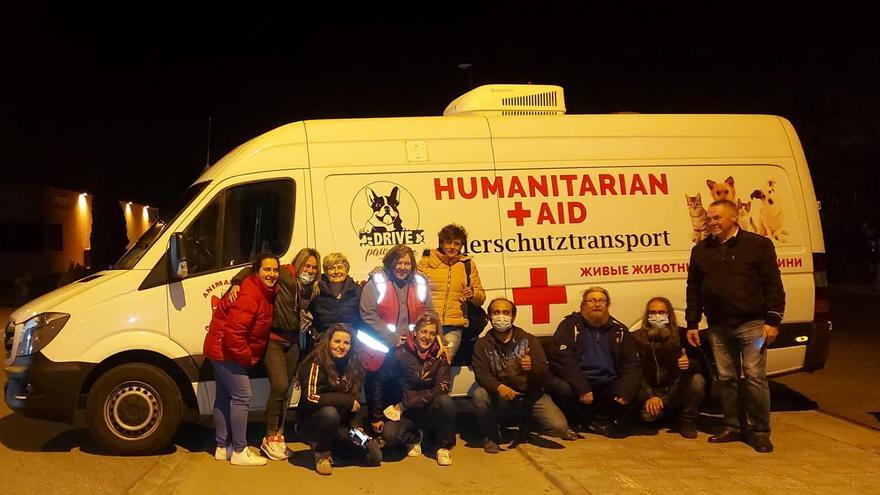 El Proyecto Anastasia recoge ayuda humanitaria en Zaragoza para los animales de Ucrania