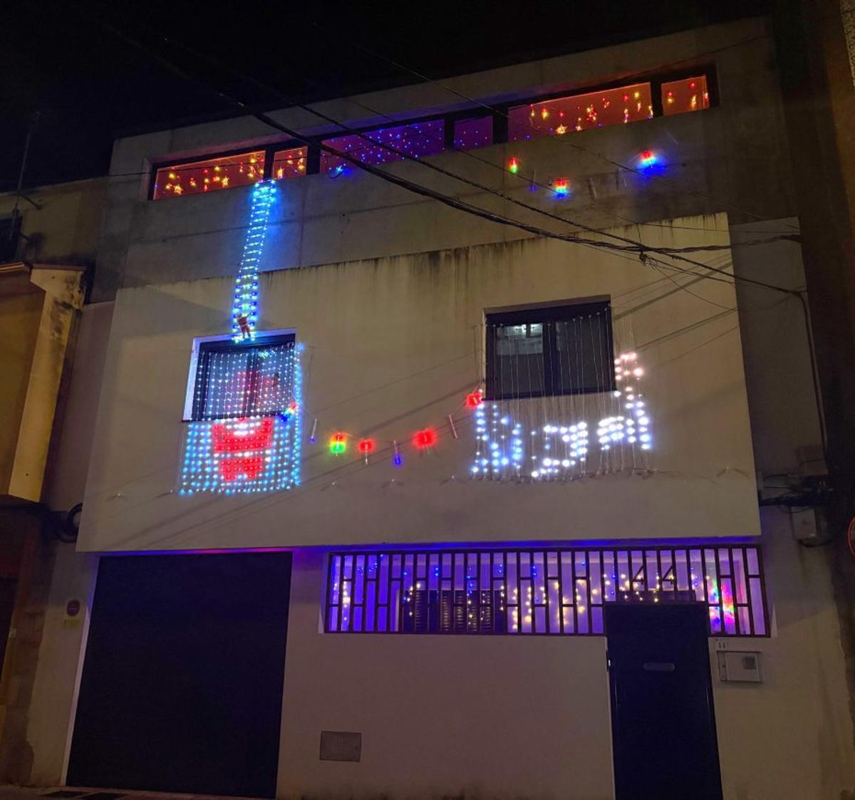 Luces animadas en la Serafín Pazo.