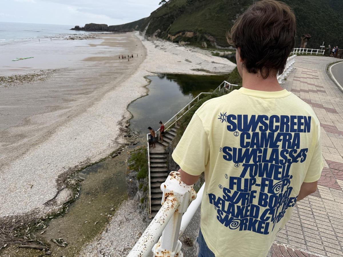 Aparecen cientos de peces muertos en una playa de Llanes