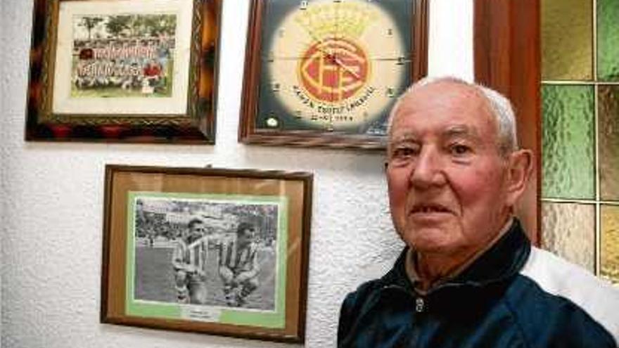 Ramon Espelt, al seu domicili de Calella de la costa, l&#039;any 2010.