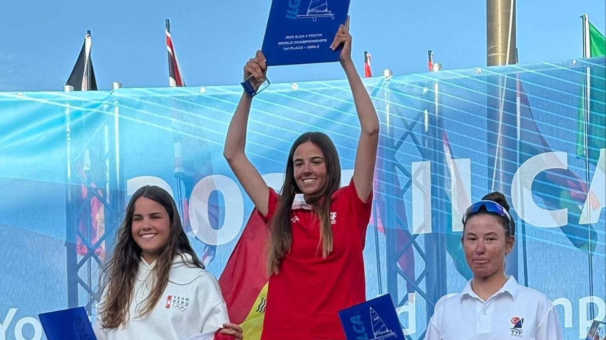 Blanca Ferrando Babe, campeona del mundo de ILCA 4.