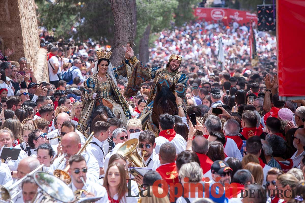 Moros y Cristianos en la mañana del día dos en Caravaca