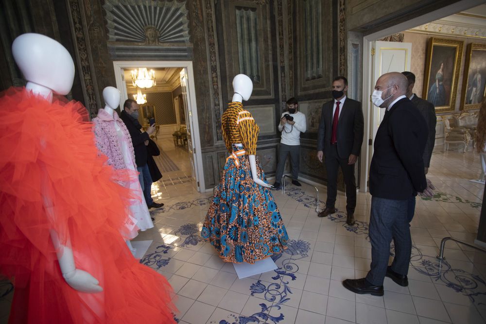 Inauguración de la exposición "La moda y su significado", en el Palacio del Cervelló.