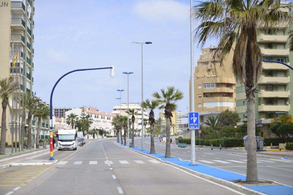 Controles policiales en La Manga