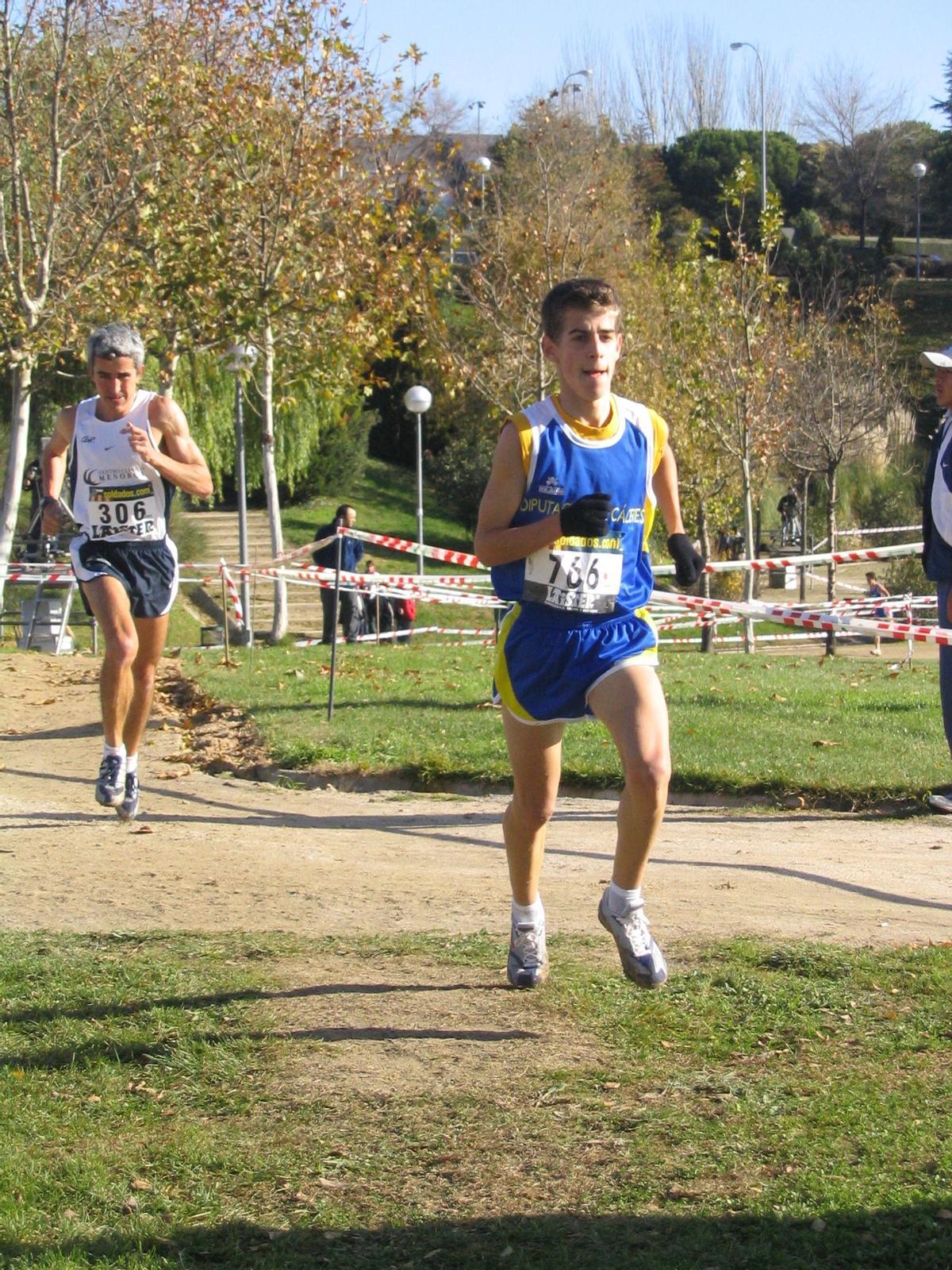 En 2004, en el Cross de Alcobendas.