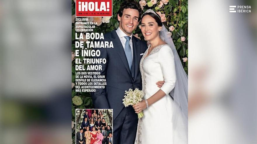 Así ha sido el vestido de novia de Tamara Falcó