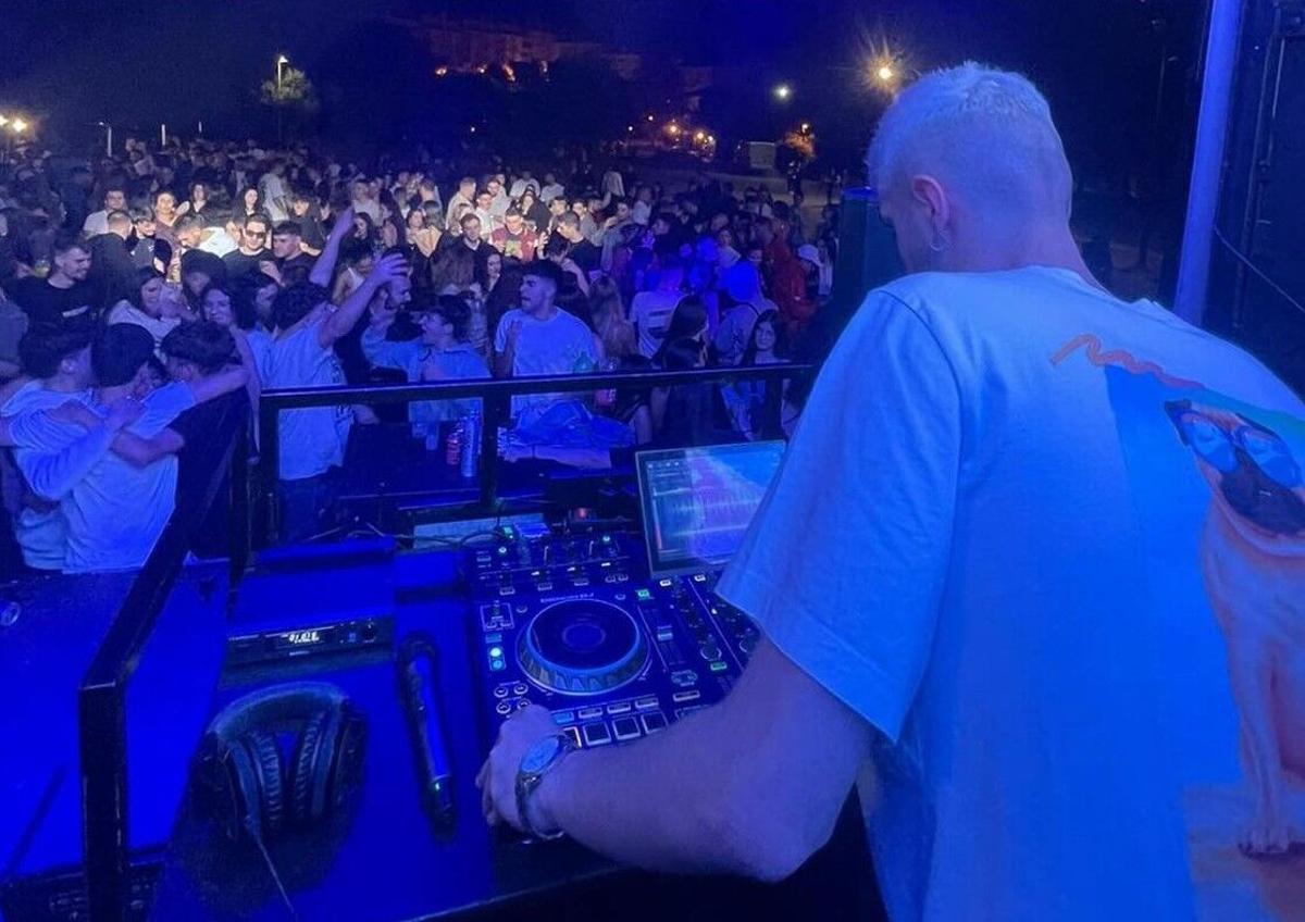 DJ Ferre, en una actuación.
