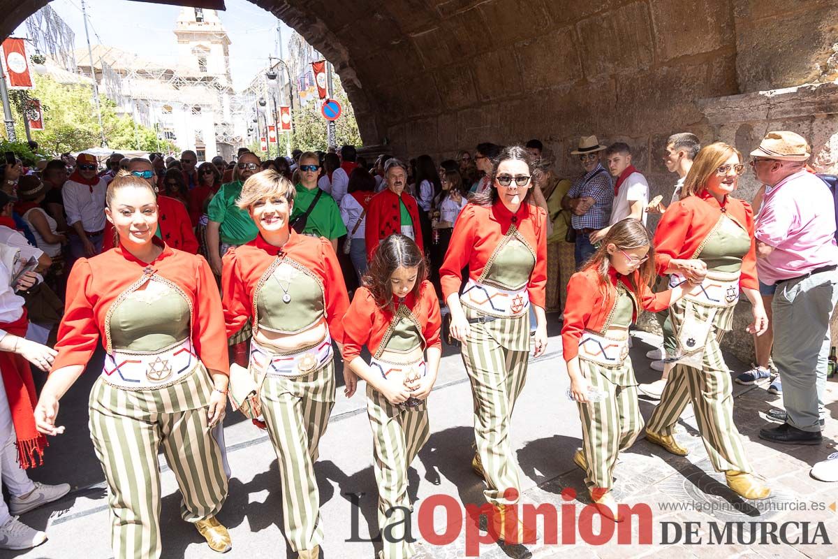 Moros y Cristianos en la mañana del dos de mayo en Caravaca