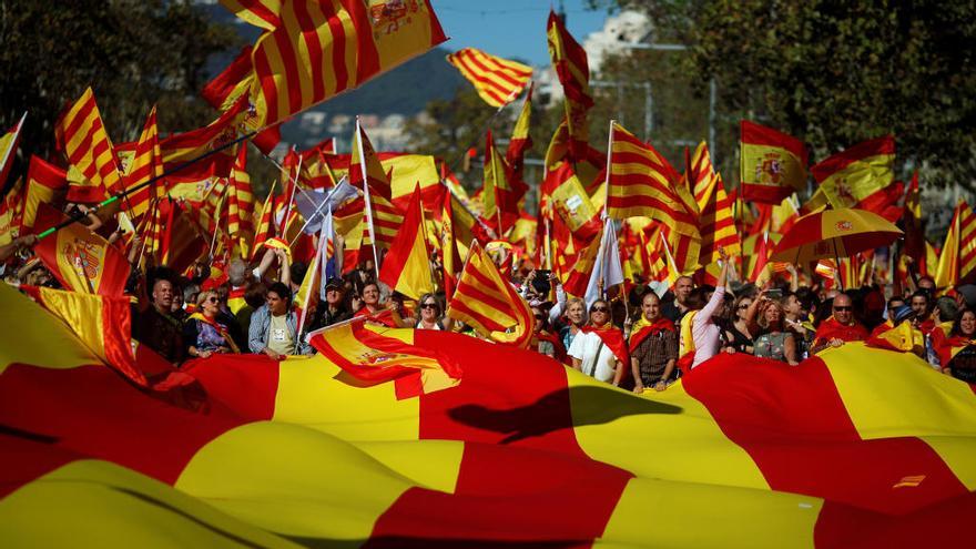 Manifestación unionista en Barcelona // Reuters / Jon Nazca
