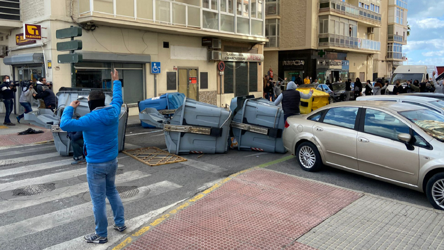 Huelga del metal en Cádiz.