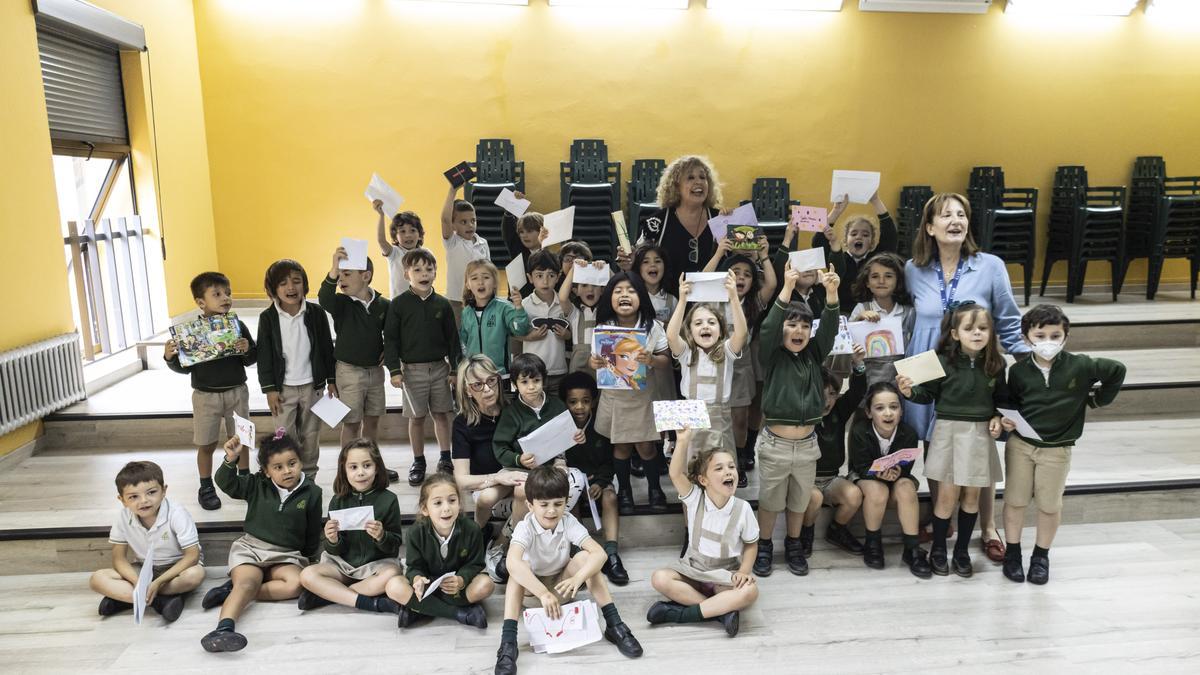 Alumnos de infantil del colegio Santo Domingo de Oviedo