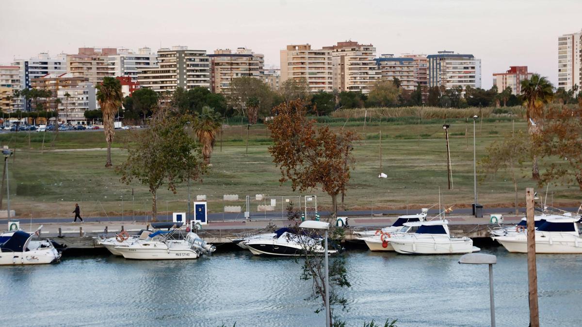 Terrenos en los que se proyecta el PAI Bega-Port de Cullera, conocido popularmente como el Mahattan.