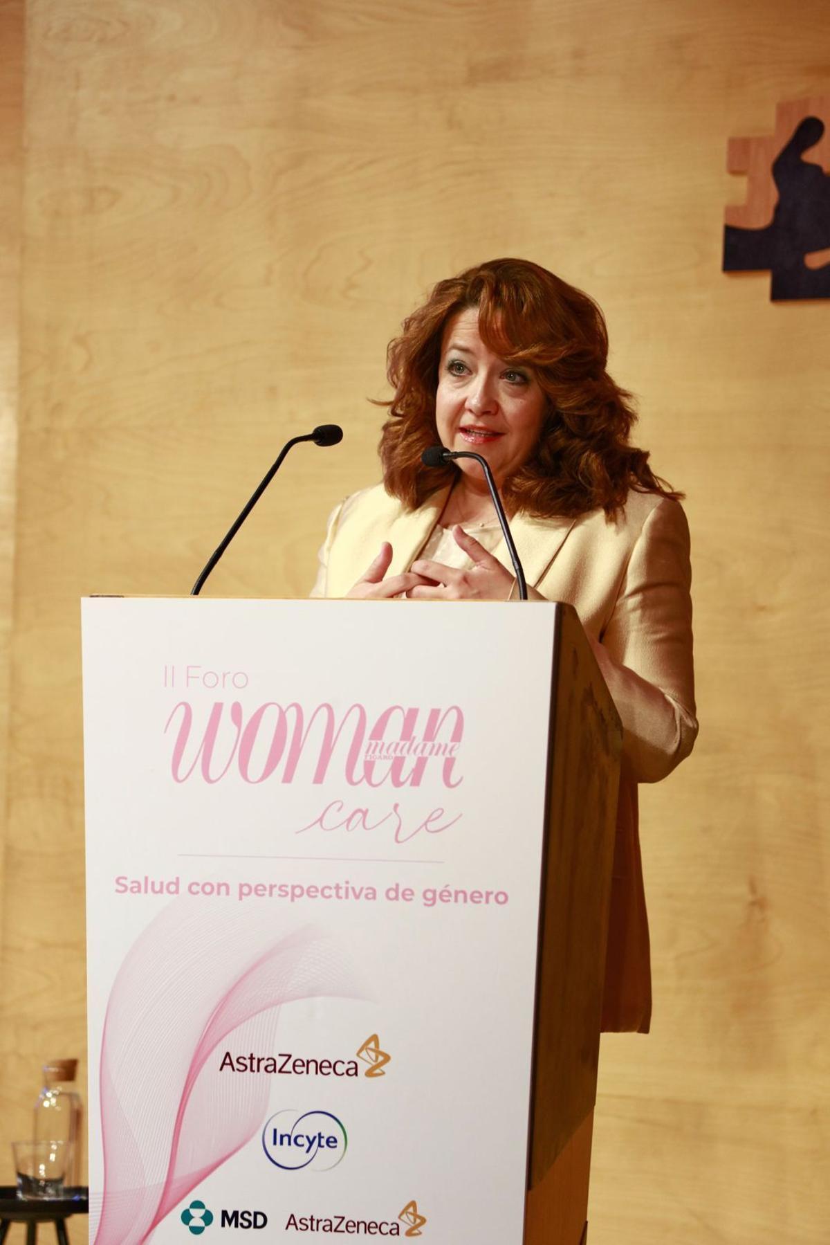 La consejera de Sanidad de la Comunidad de Madrid, Fátima Matute, inauguró el evento. /