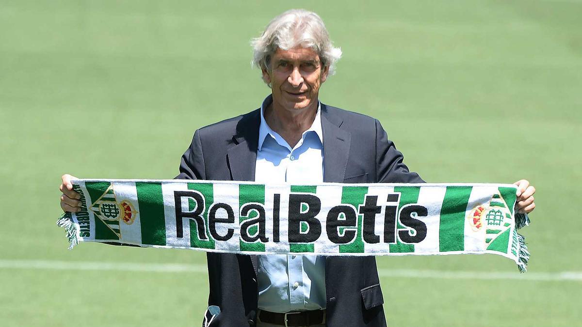 Manuel Pellegrini, entrenador del Betis.