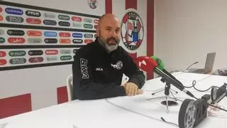 David Movilla, entrenador del Zamora CF: "Estamos estables pero me cuesta sonreír"