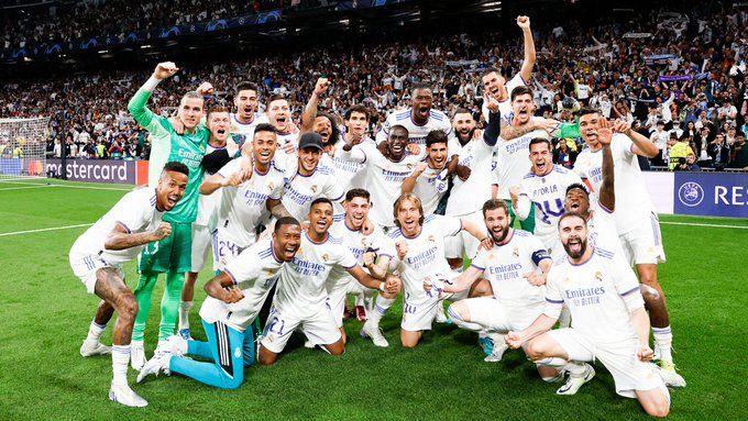 Los blancos celebran su pase a la final de la Champions tras remontar frente al City