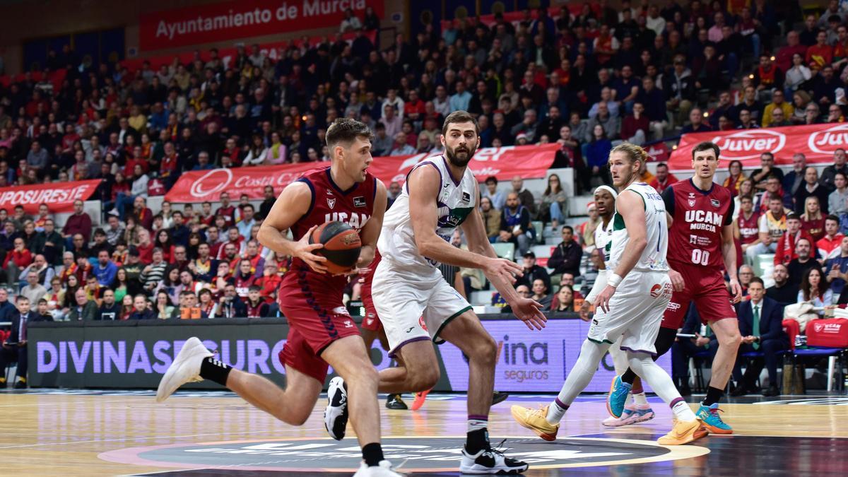 El UCAM Murcia - Unicaja, en imágenes.