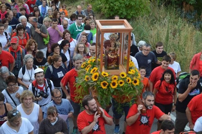 La Mare de Déu de Queralt torna al seu santuari