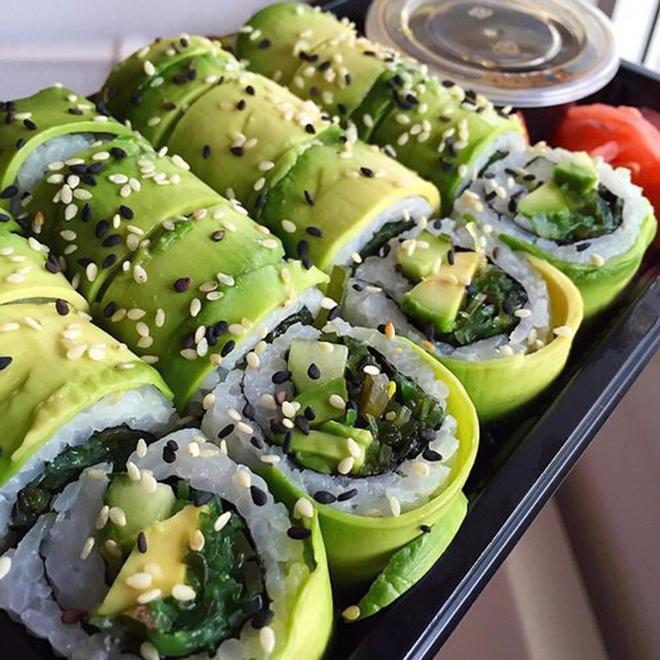 Sushi vegano