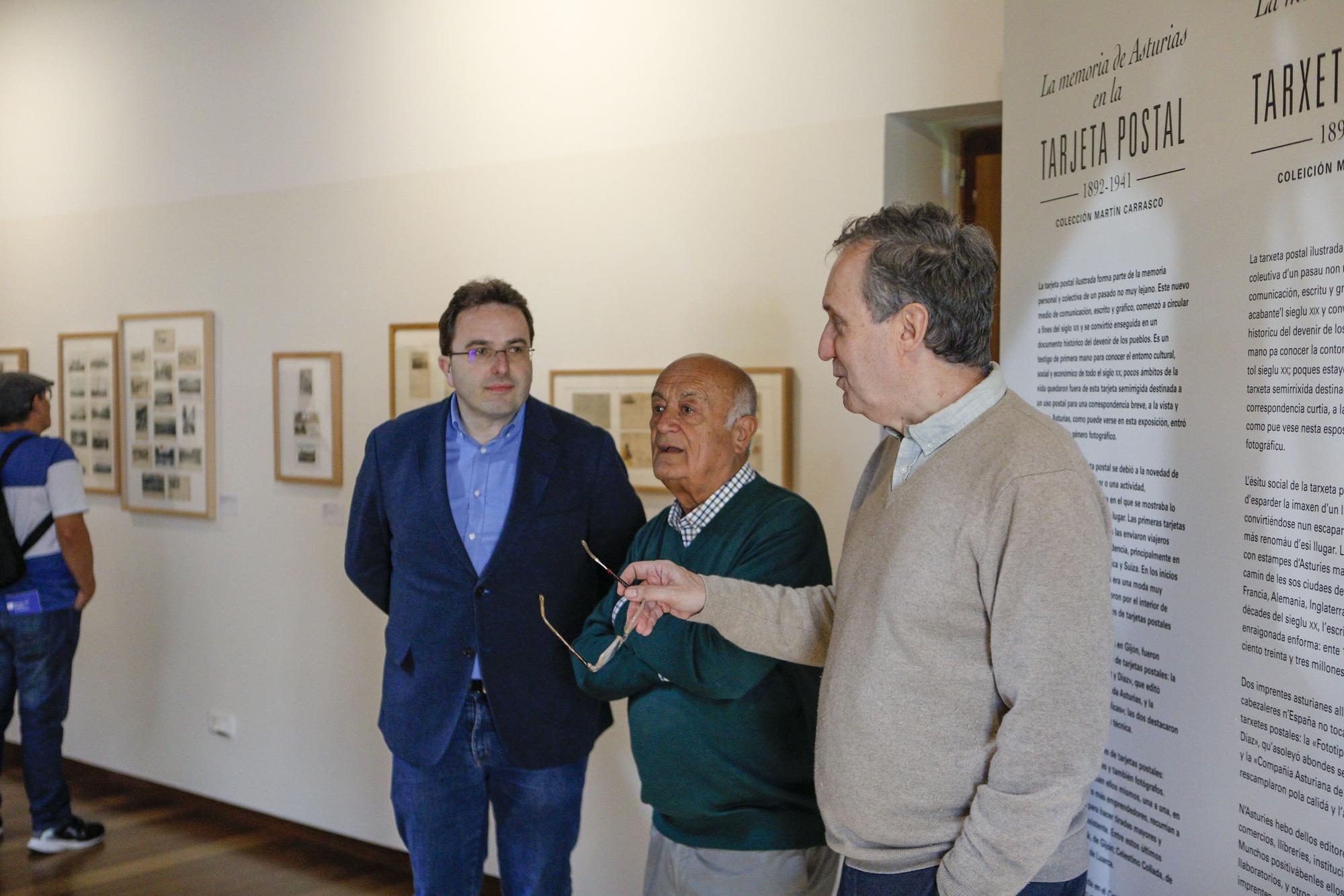 En imágenes: La colección postal de Martín Carrasco llega al Pueblu d’Asturies