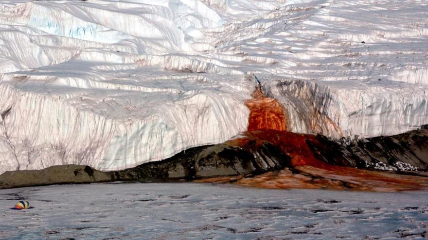 Revelan finalmente el misterio de las &quot;cataratas de sangre&quot; en la Antártida