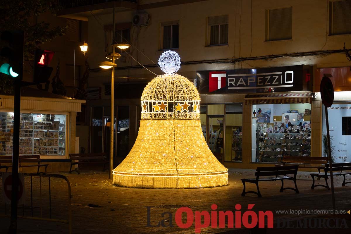 Encendido de luces de Navidad en Caravaca