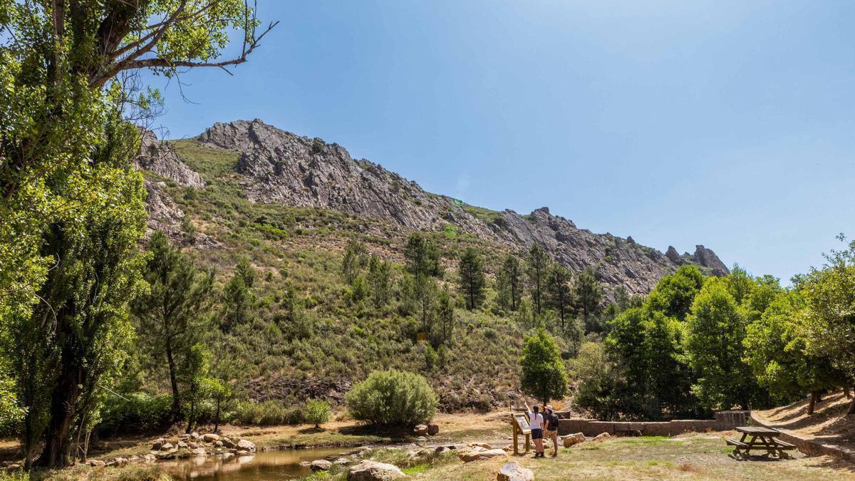 Desfiladero del Ruecas en Cañamero, Sendero Azul.