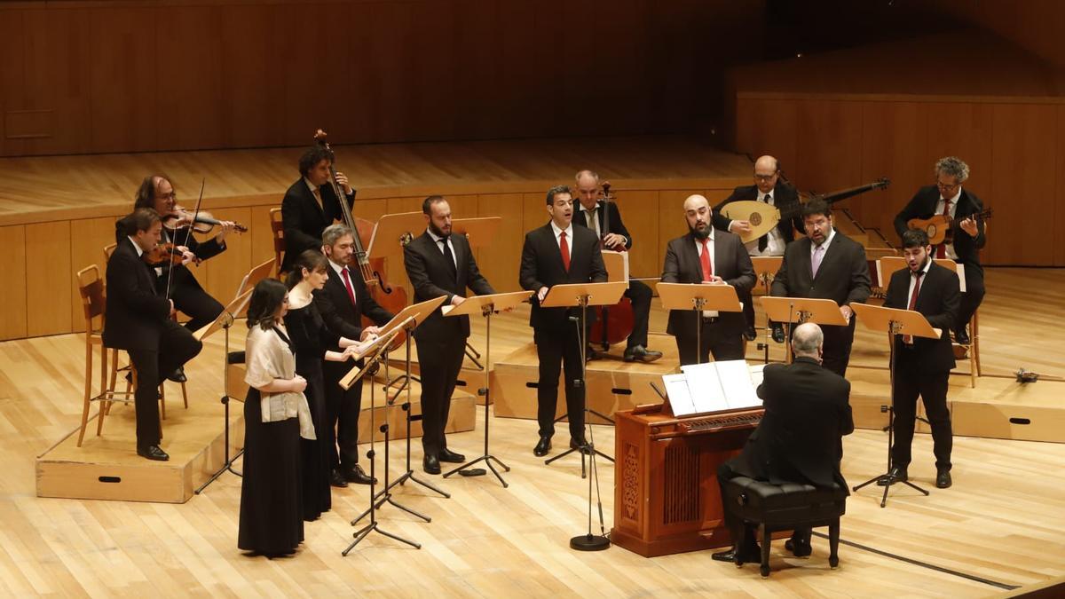 Al Ayre Español ha ofrecido un concierto esta tarde en el Auditorio de Zaragoza.