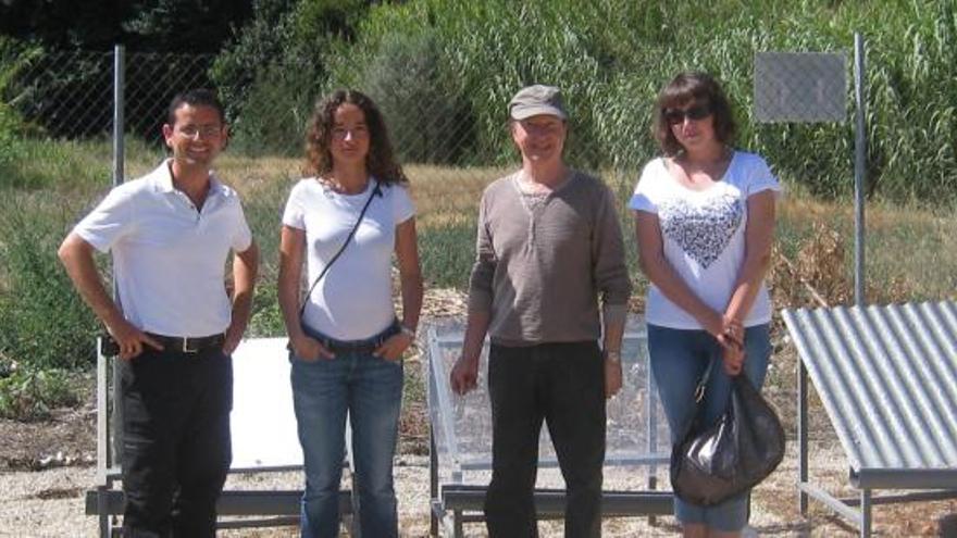 Los expertos de la UE visitaron los sistemas de recogida de agua.