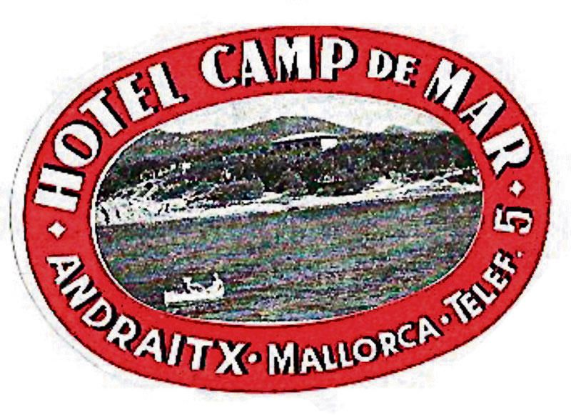 Camp de Mar, Andratx: So sah es aus in Camp de Mar Ende der 40er-Jahre – einsames Hotel an wildem Strand. Und das Telefon hatte eine Nummer …
