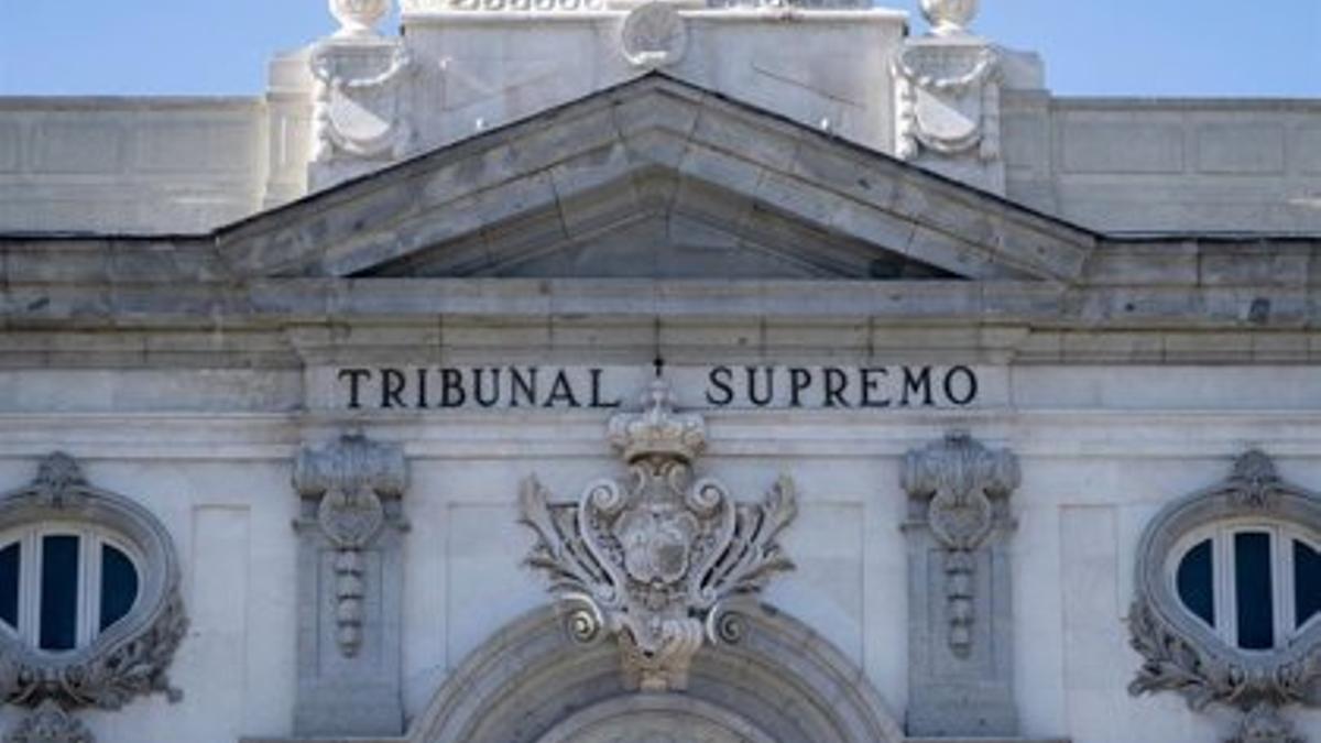 La fachada del Tribunal Supremo en una imagen.