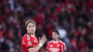 El plan del Benfica por Schjelderup que le acercaría al Barça