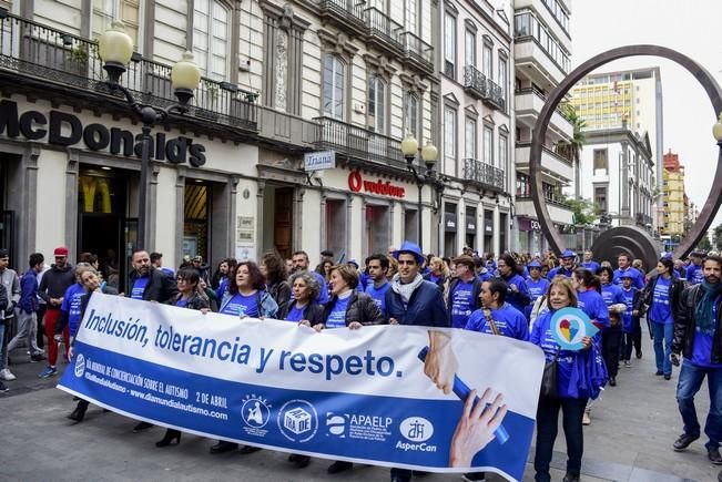 Marcha azul para celebrar el Dia Mundial de ...