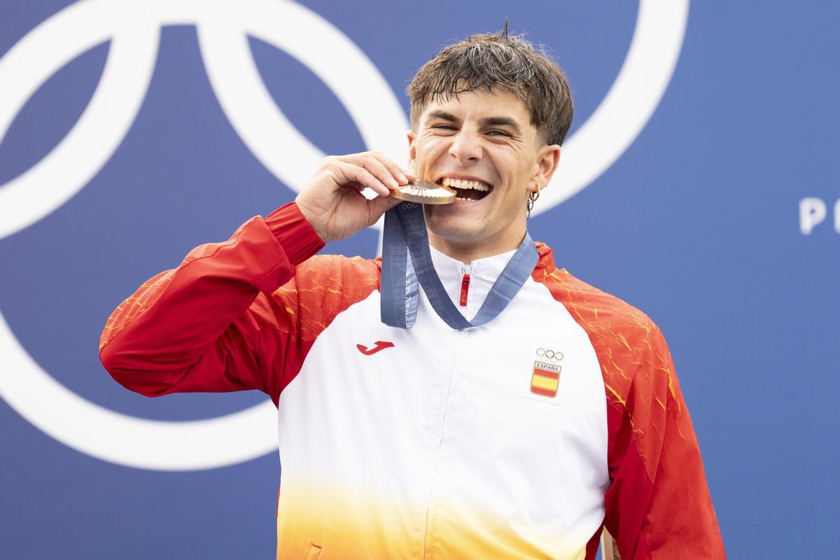 Pau Echaniz logra la medalla de bronce en K1 eslalon