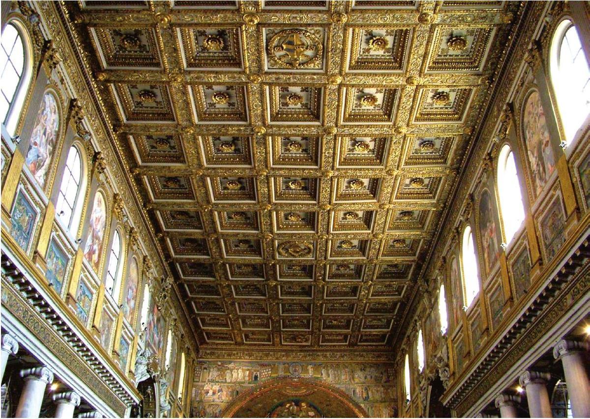 Artesonado de la Iglesia de Santa Maria Maggior