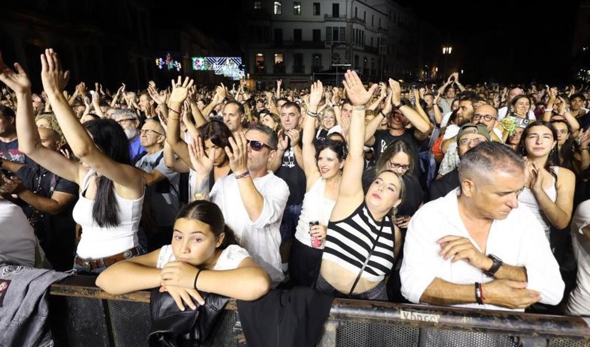Público del concierto de ayer