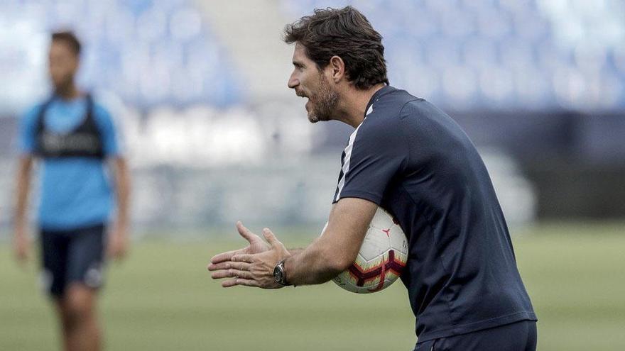 Víctor Sánchez del Amo durante un entrenamiento.