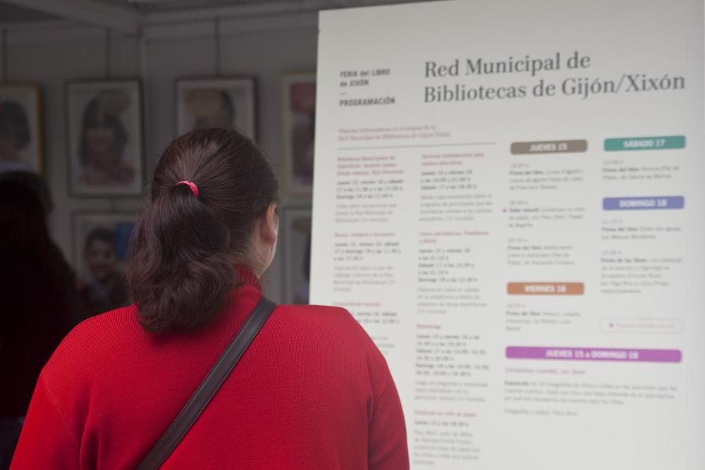Inauguración de la feria del libro de Gijón