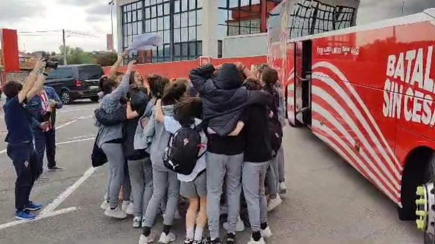 El Sporting Femenino en Mareo.