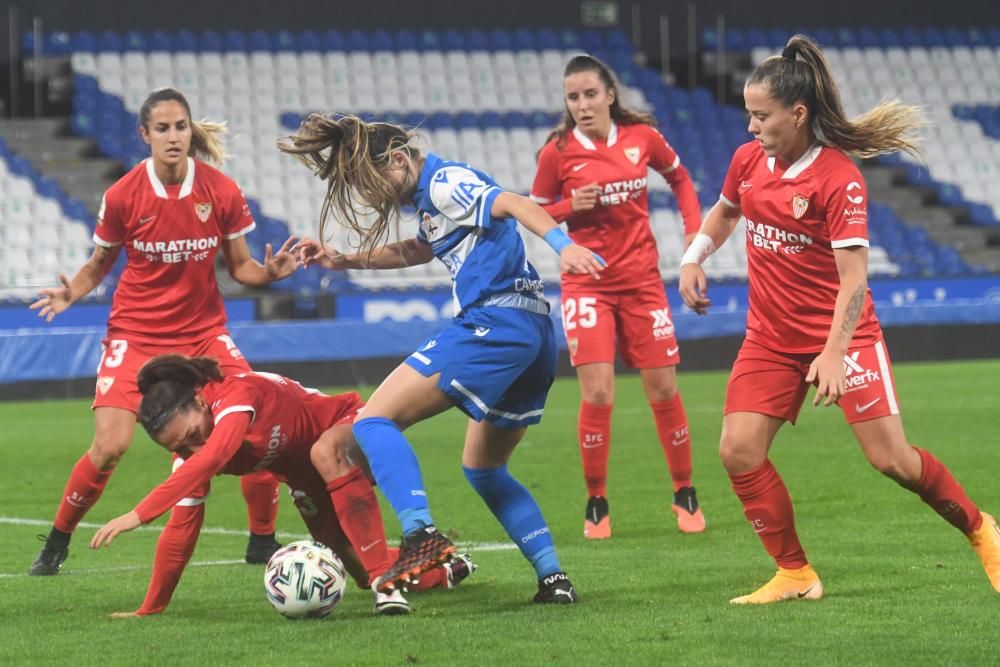 El Dépor Abanca cae en Riazor ante el Sevilla