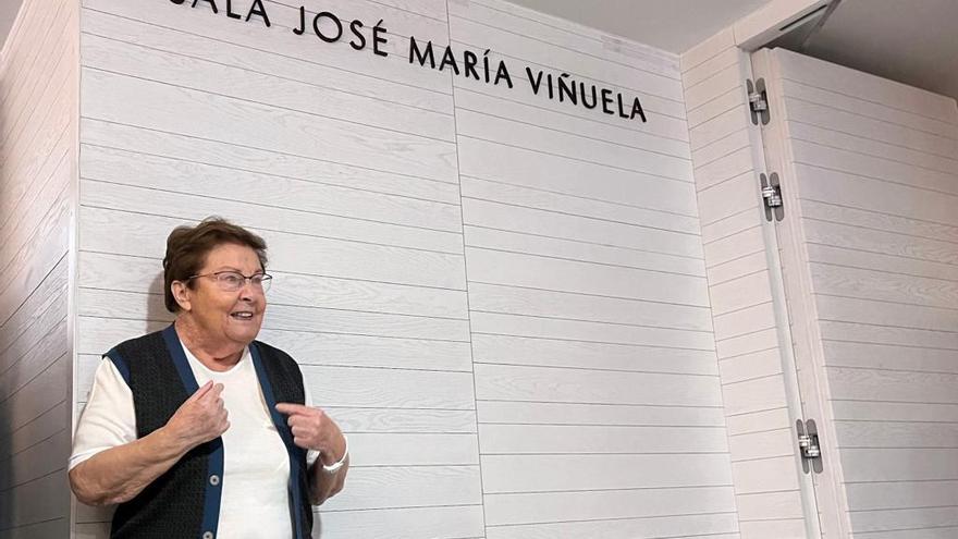 Helga de Alvear, en el auditorio del museo, recién bautizado como José María Viñuela.