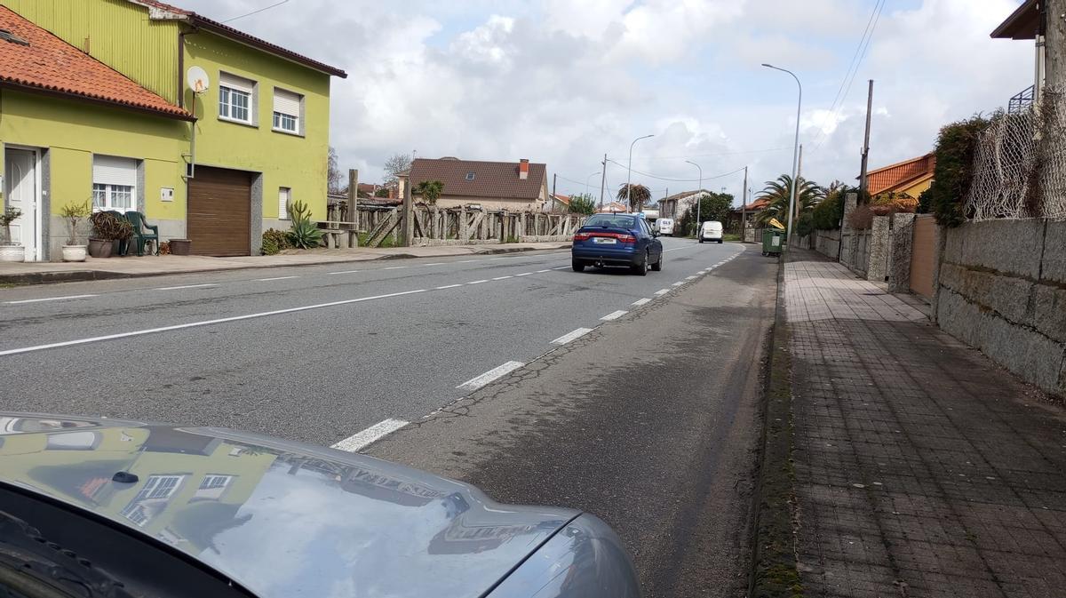 Zona donde está la vivienda donde fue detenido el presunto yihadista, en Ribadumia.