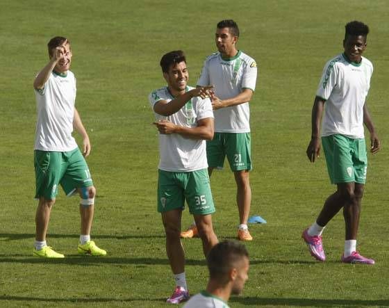 El Córdoba CF ultima el choque ante el Sevilla