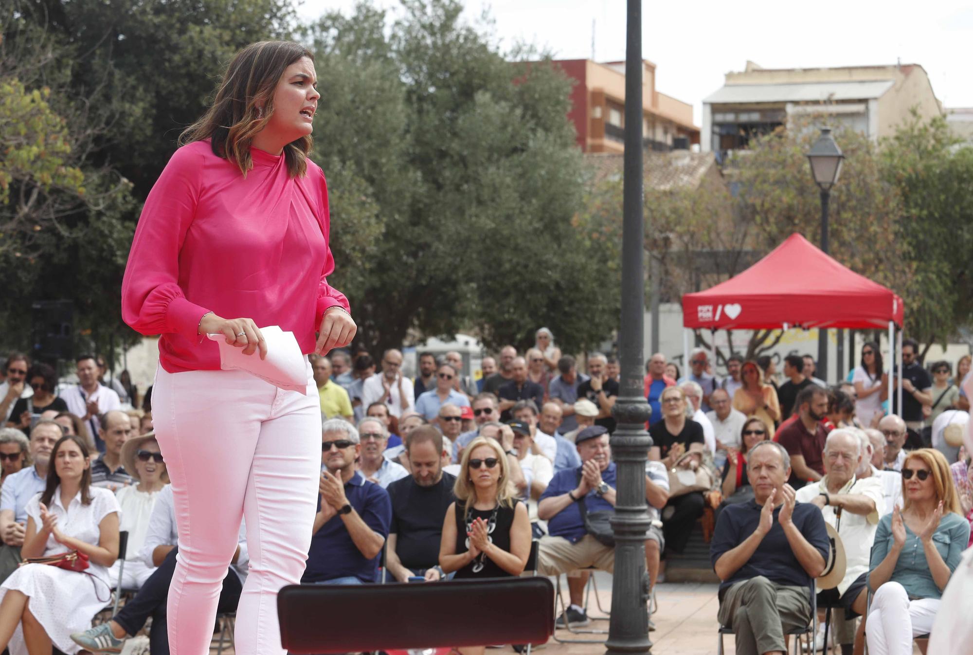 Presentación de la candidatura de Sandra Gómez a las primarias del PSPV