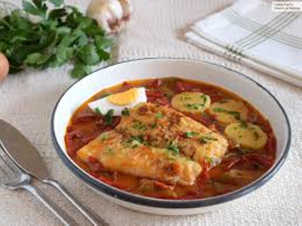 Bacalao a la tranca.