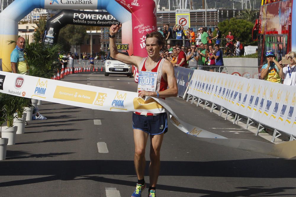 Unos 10.000 participantes en la Palma Marathon